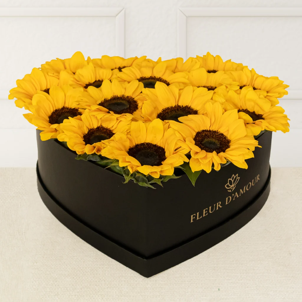 Heart Box Girasoles